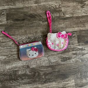 Set of 2 Hello Kitty mini purses